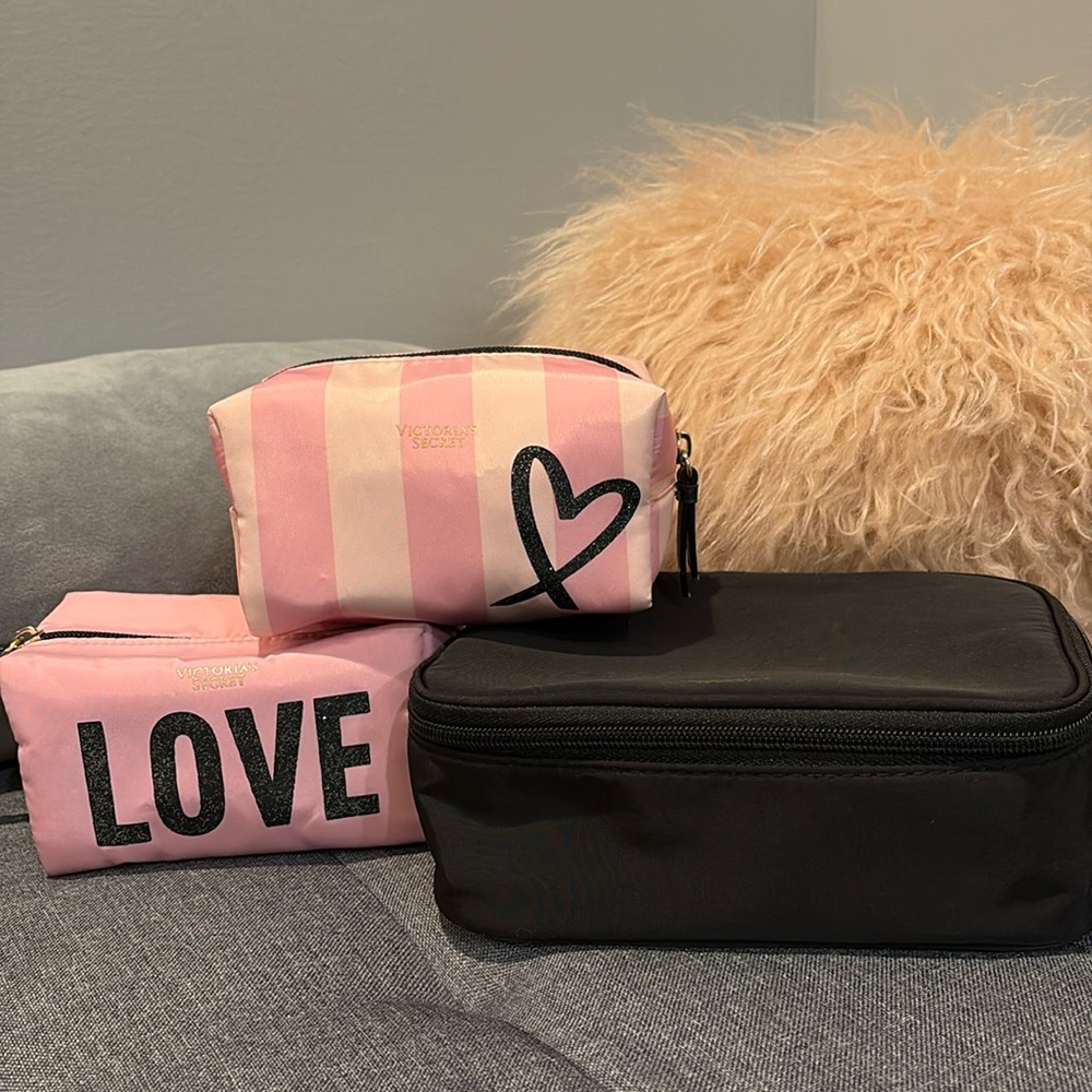 3 Piece Victoria’s Secret Travel Cases